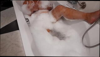 Video 1354278635: solo femdom, sexy femdom, sexy solo brunette, big natural tits solo, shaved pussy solo, femdom wife, sexy bath time