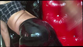 Video 1304587225: latex spanking, latex ass, bdsm tranny, shemale bdsm, amateur bdsm, latin bdsm
