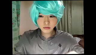 Video 1442056645: woman cosplay, boy cosplay, asian woman, japanese boy