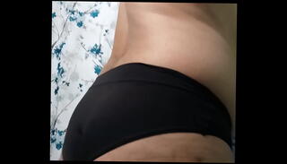 Video 1374266575: panty ass tease, horny amature, boy wearing panties