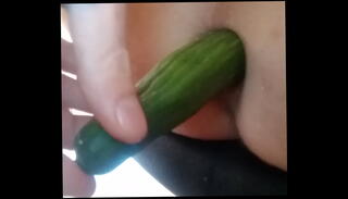 Video 1235862095: homemade dildo anal, ass anal dildo, dildo deep anal, dildo facial, cucumber dildo, vegetable dildo, deep anal craving