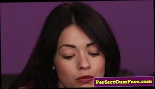 Video 113488604: wife double facial, double cum facial, wife loves double, cuckold facial, cuckold cumshot, brunette double, cuckold hd