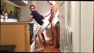 Video 984140601: anal fuck daddy, gay daddy fuck, kitchen anal fuck