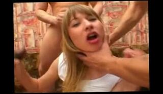 Video 52462055: brandon iron, gang bang, blonde interracial gangbang