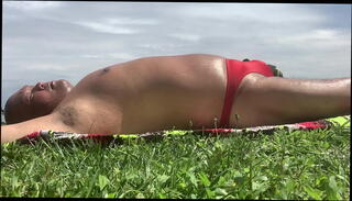 Video 1133695095: gay bikini, bikini bulge, thong bikini