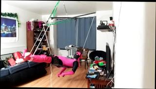 Video 1007641704: sissy self bondage, crossdresser bdsm, bondage sex swing, crossdresser toying, gay crossdresser