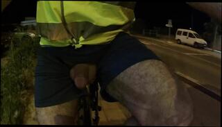 Video 324423401: naked bike, naked gay man, naked street, hd naked