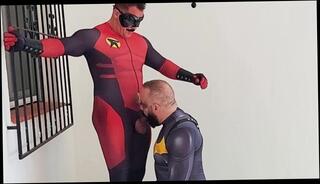 Video 1576994123: fetish bareback, daddy barebacks boy, gay bareback daddy, amateur bareback boy, muscle daddy bareback, bareback gay men, spandex fetish, bareback tattooed, batman gay, batman fucks