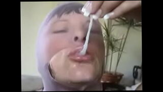 Video 13649045: nylon pantyhose, nylon blowjob, nylon mask, pantyhose head