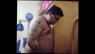 Video 1248890485: chubby pee, pissing peeing, hairy pee, peeing nude, peeing naked, dick pee, cock pee, pissing hands, chubby tattooed, bedroom naked, nude shaking