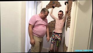 Video 1627218211: bdsm bondage fetish, bdsm gay bondage, gay feet fetish, chubby bondage, chubby skinny, chubby daddy bear, chubby fat gay, hand dom, dom loving, bondage hd