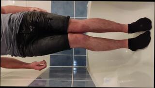 Video 1608594053: pissing peeing fetish, solo pee fetish, pee desperation pissing, shower peeing piss, solo male piss, amateur pee, pee desperation wetting, pissing jeans, pee clothes, pee socks, pissing black