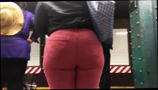 Video 501550004: booty ebony girl, booty college girl, jeans booty, booty red