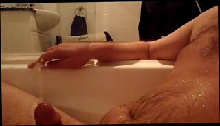 Video 97317525: shower peeing piss, solo pee, amateur self piss, boy pee