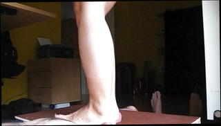 Video 1420274501: femdom cock trample, straight bdsm, barefeet trampling, femdom crush