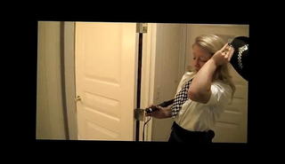 Video 829447001: girl uniform, police girl, office girl, takes girl, straight european