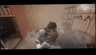 Video 1622671555: femboy 3d, femboy threesome, femboy anal, sauna threesome