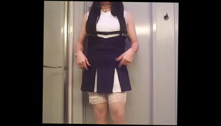 Video 1155506955: brunette mtf, amateur tranny shemale, sexy uniform, mature tranny, sexy first