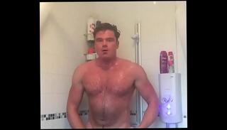 Video 648275225: big white cock solo, huge cock solo, shower solo, solo british