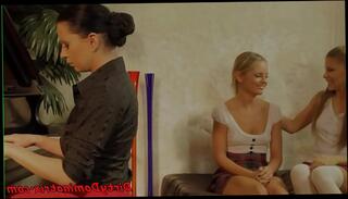 Watch the video about Eurobabe dominates over young beauties