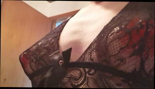 Video 1618966005: femboy crossdresser, breasts puffy nipples, boobs big puffy nipples, tits big puffy nipples, lingerie femboy