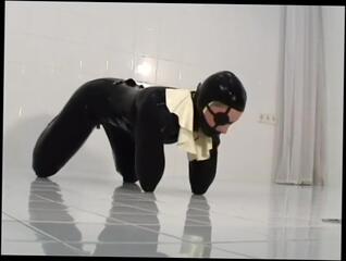 Video 975403304: latex bdsm fetish, latex pet