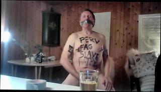 Video 332545001: piss gag, bdsm gag, piss soaked clothes, piss faggot, piss whore, piss cam, gagged masturbation, gay bear bdsm, gagging hard, gagging hd