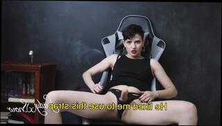 Video 1501912503: solo toy dildo, solo amateur dildoing, joi strap, pegging strap, solo female joi, solo brunette dildo, wanking