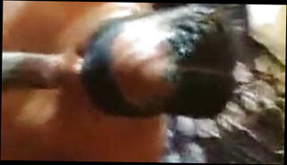 Watch the video about Ebony bbw blindfold head