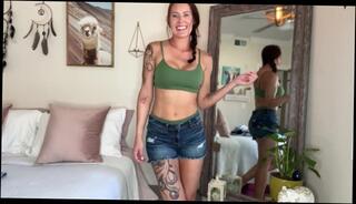 Video 1582594123: bikini solo, solo brunette amateur babe, solo tattooed babe, amateur solo female, solo women, bikini jeans, shorts bikini, thong bikini, behind amateur, vibe