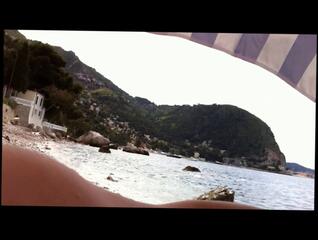 Video 13690804: beach jerk, handjob