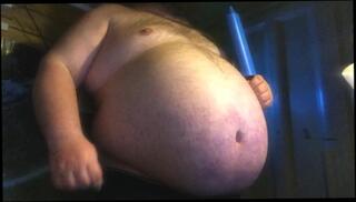 Video 730182403: solo gay amateur, gay bear solo, solo gay male, male belly inflation, fat inflation, gut, pump