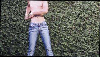 Video 259869901: gay public masturbation, gay man masturbating, public park masturbation, jeans masturbating