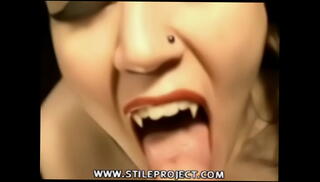 Video 2677525: pov blowjob facial cumshot, goth pov, vampire blowjob, gothic blowjob