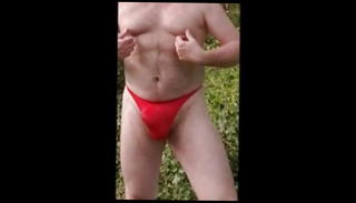 Video 1571236651: gay wanking, thong wank