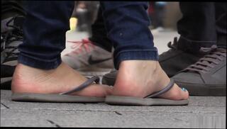 Video 833657404: teen foot fetish, flip flop shoeplay, public foot fetish, foot fetish hd