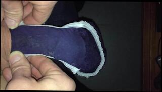 Video 286834001: gay man wanking, panty wank, jerking inside