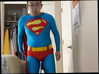 Video 1592709861: super man gay, super hot sexy, asian gay man, vietnamese gay, gay boots, gay spandex