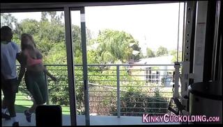 Watch the video about Mistress cuckolds fucking