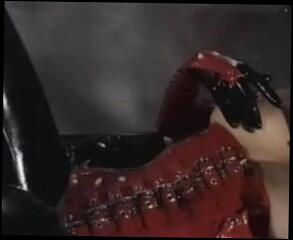 Video 210257301: latex threesome, latex lady, latex licking, latex babe, straight threesome, dude licking babes, licking pierced, awesome lady