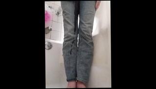 Video 1606965143: pee desperation pissing, ftm pee, solo male pee, pee feet, horny ftm trans, solo amateur trans, pee desperation wetting, male pee pants