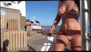 Video 553700815: bikini milf, bikini beach, bikini flashing, wet bikini, bikini public