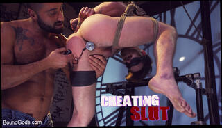 Video 1539505704: bdsm fetish sex, rimming fetish, gay hunk rimming, rimmed muscle hunk, cock submit, sucking guy cock, hard cock