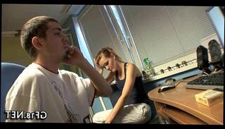 Watch the video about Stranger takes off his trunks and starts