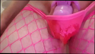 Video 1297066075: pissing peeing, pissing sissy, pissing panties, pissing pink