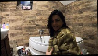 Watch the video about Pee in Bathtub While Wearing a Fur Coat and Pantyhose 198