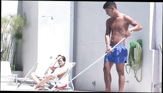 Video 532354001: twink bareback anal, bareback twink gay, bareback latin twinks, pool boy, gorgeous boys, kissing two, kissing playing