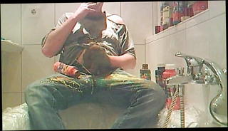 Video 1193163501: gay man wanking, clothes wanking