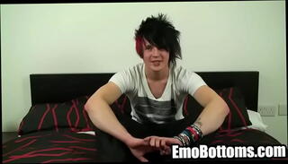 Watch the video about Emo twink Louis Phantom stroking his hard schlong1024 1