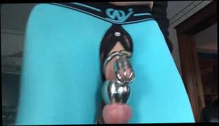 Video 367509501: sex toy big cock, small cock gay sex, gay big cock masturbate, amateur masturbate toying, cock balls stretched, long sex toy